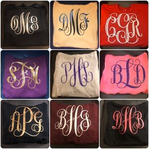 Monogram Hoodies...Great Christmas Gifts 🎁
